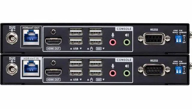 Alt view image 6 of 9 - ATEN USB True 4K HDMI HDBaseT 3.0 KVM Extender 4K@100m