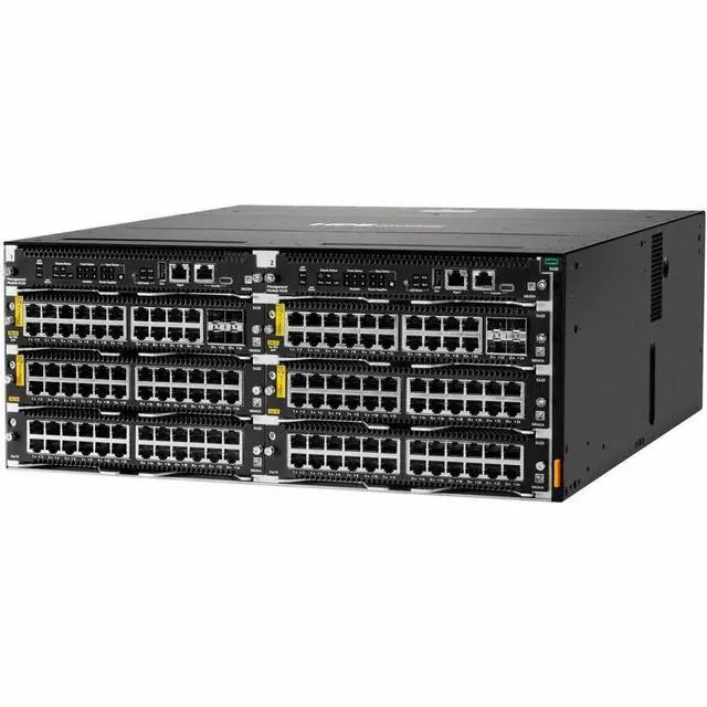 Alt view image 2 of 3 - Aruba CX 5420 Switch Chassis - Manageable - 3 Layer Supported - 1000 W Power Consumption - Optical Fiber - PoE Ports - 4U - Compact