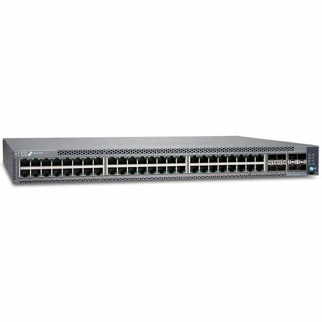 Alt view image 5 of 5 - Juniper EX4100-48P Ethernet Switch - 48 Ports - Manageable - Gigabit Ethernet, 10 Gigabit Ethernet, 25 Gigabit Ethernet - 10/100/1000Base-T, 10GBase-X, 25GBase-X - 3 Layer Supported - Modular - 740 W