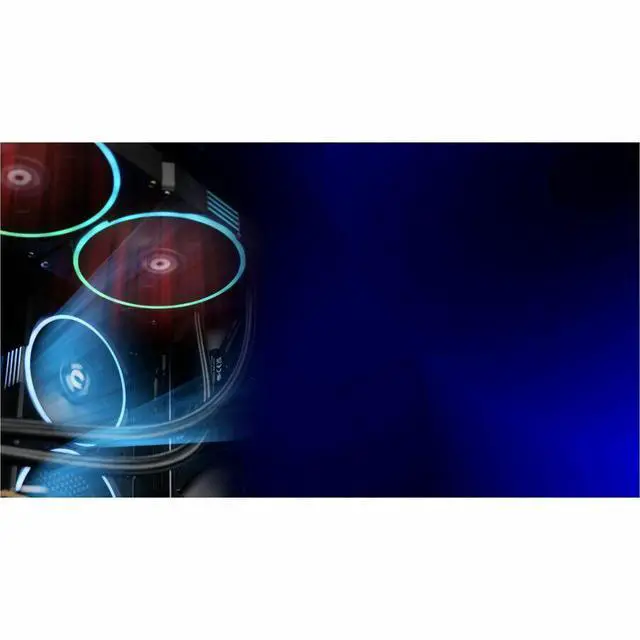 Alt view image 11 of 13 - Thermaltake TS140 EX RGB 140mm; Embedded Temperature Sensor; PWM 500~2000 RPM; MagForce 2.0; Airflow 93.35 CFM; Hydraulic Bearing; TT RGB Plus 3.0; Controller Included; 3-Pack; Black; CL-F208-PL14SW-A