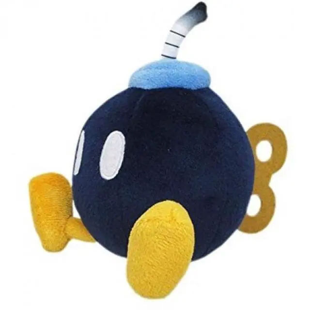 Alt view image 3 of 3 - Super Mario All Star Collection 5 Inch Plush | Bob-omb