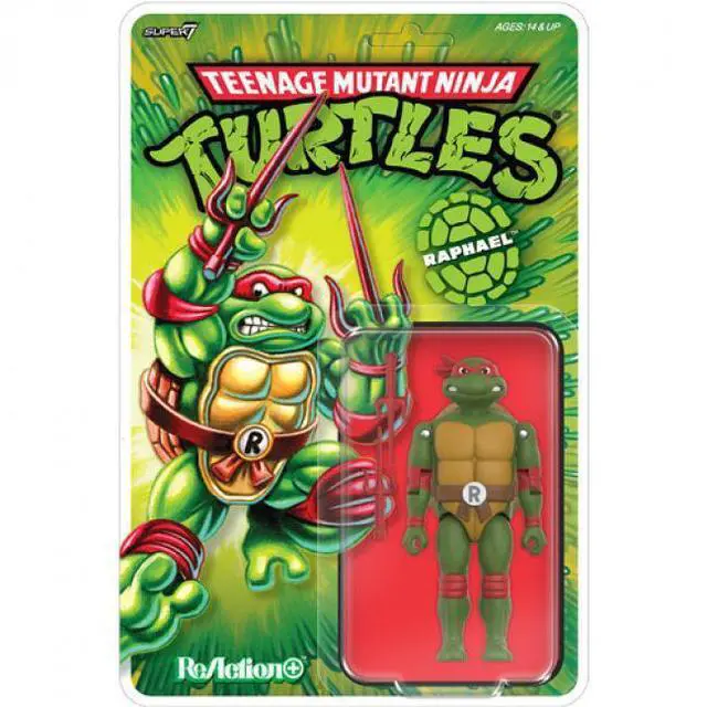 Main image of Super7 - Teenage Mutant Ninja Turtles - ReAction+ Wv1 - Raphael (TMNT)