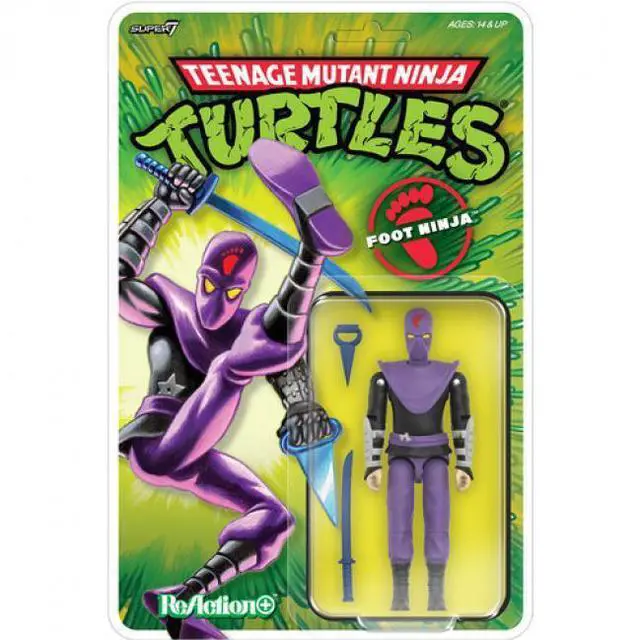 Main image of Super7 - Teenage Mutant Ninja Turtles - ReAction+ Wv1 - Foot Ninja (TMNT)