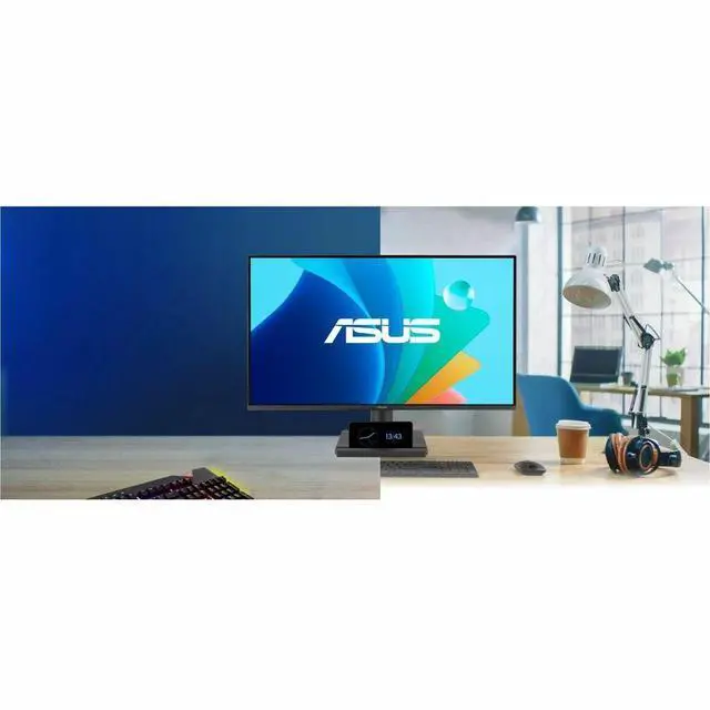Alt view image 2 of 7 - Asus VA27EHF2 27" Class Full HD Gaming LED Monitor - 16:9 - Black - 27" Viewable - In-plane Switching (IPS) Technology - LED Backlight - 1920 x 1080 - 16.7 Million Colors - Adaptive Sync - 3