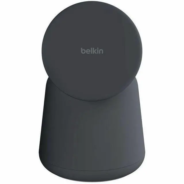 Alt view image 8 of 14 - Belkin BoostCharge Pro 15W 2-in-1 Magnetic Qi2 Wireless Charging Dock, Black