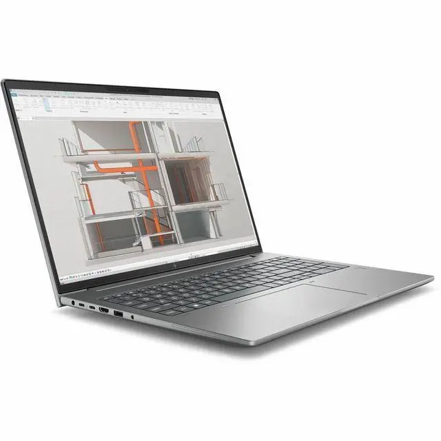 Alt view image 7 of 7 - HP ZBook X G2i 16" Copilot+ PC Mobile Workstation - WUXGA - 60 Hz - Intel Core Ultra 7 Series 3 366H - 64 GB - 1 TB SSD - English Keyboard - Meteor Silver - Intel Chip - 1920 x 1200 - Windows 11