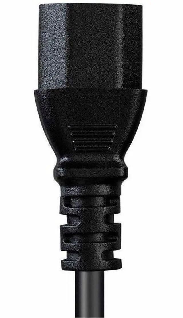 Alt view image 18 of 20 - Monoprice Power Cord - 8 Feet - Black | NEMA 5-15P to IEC-320-C13, 18AWG, 10A, SVT, 125V