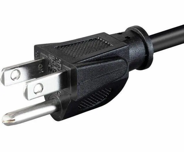 Alt view image 17 of 20 - Monoprice Power Cord - 8 Feet - Black | NEMA 5-15P to IEC-320-C13, 18AWG, 10A, SVT, 125V