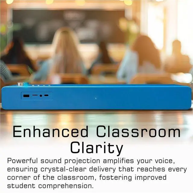 Alt view image 3 of 7 - Maxell VAS-1 2.0 Portable Bluetooth Sound Bar Speaker - 3 W RMS - Blue, Black - Floor Standing - 20 kHz - Battery Rechargeable - USB - 1
