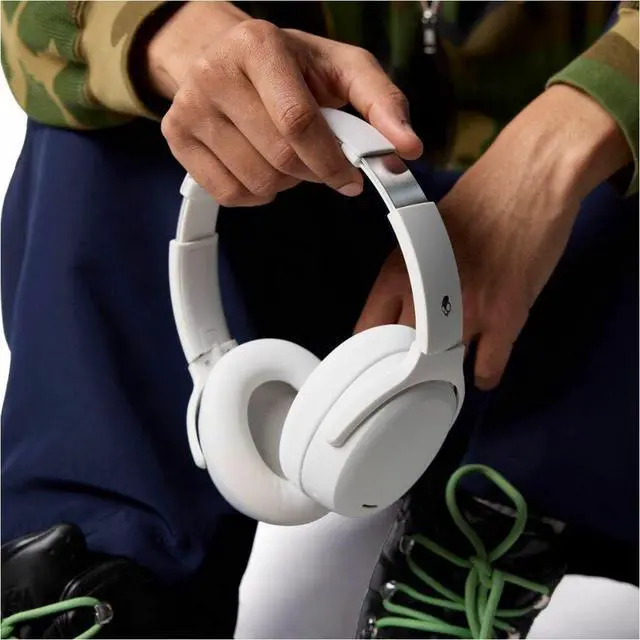 Alt view image 4 of 5 - Skullcandy Crusher ANC 2 Headset - Stereo - Wireless - Bluetooth - 32 Ohm - 20 Hz to 20 kHz - On-ear, Over-the-head - Binaural - Circumaural - Noise Canceling - Gray