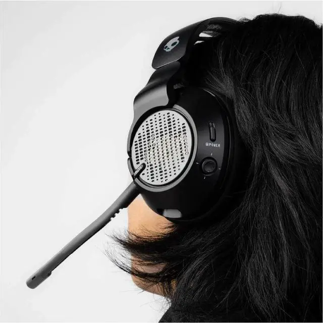 Alt view image 3 of 7 - Skullcandy Multi-Platform Sensory Bass Wireless Gaming Headset - Stereo - USB Type A, Mini-phone (3.5mm) - Wireless - Bluetooth/RF - 36 Ohm - 20 Hz to 20 kHz - Over-the-head, Over-the-ear - Binaural -