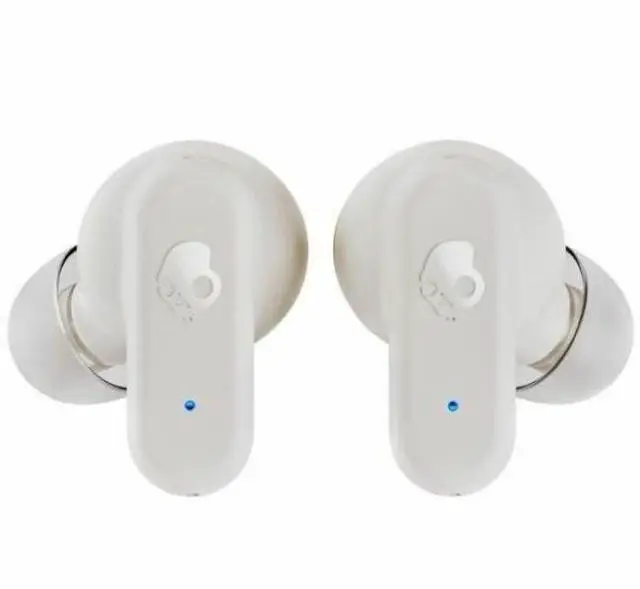 Alt view image 5 of 6 - Skullcandy Dime 3 In-Ear Wireless Earbuds, 20 Hr Battery, Microphone, Works With Iphone Android And Bluetooth Devices - Bone/Orange Glow