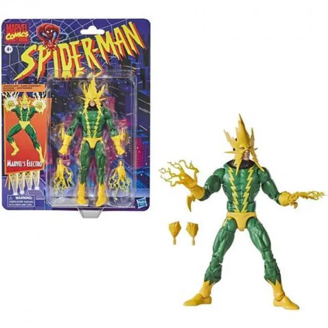 Main image of Spider-Man Retro Comics - Marvel Legends - Marvel's Electro Action Figure