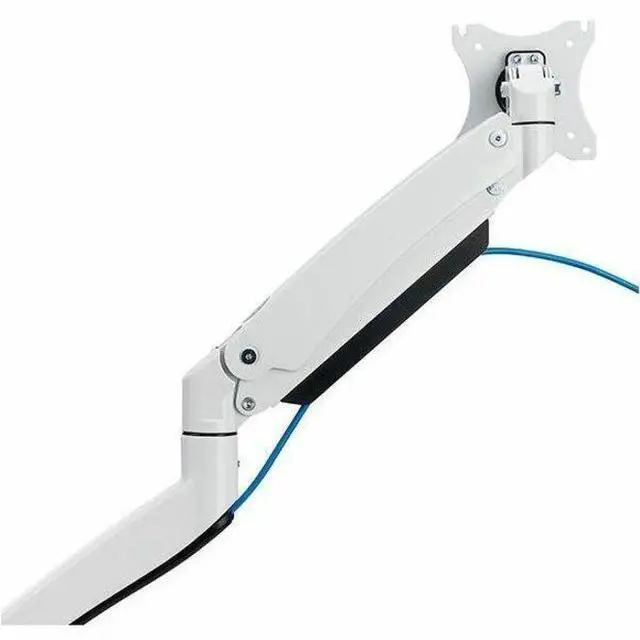 Alt view image 8 of 8 - SIIG Single 43" Monitor Heavy-Duty Premium Gas Spring Desk Mount White VESA 75x75 100x100 200x200mm CEMT3111S3