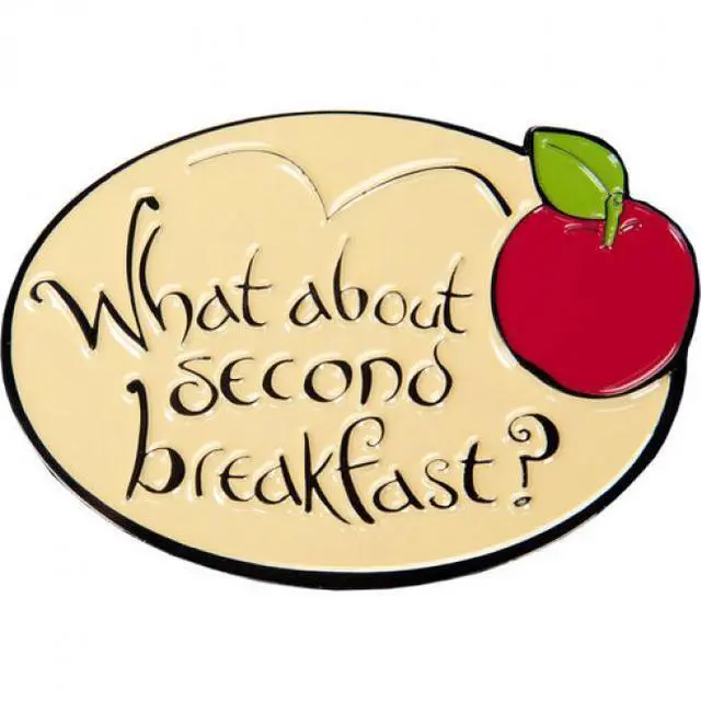 Main image of WETA Workshop - The Lord of the Rings Trilogy - What About Second Breakfast? Enamel Magnet