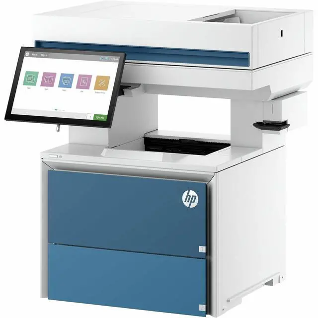 Alt view image 4 of 5 - HP LaserJet Enterprise 6600zfw Wired & Wireless Laser Multifunction Printer - Monochrome - Copier/Printer/Scanner - 83 ppm Mono Print - 1200 x 1200 dpi Print - Automatic Duplex Print - Up to 36000