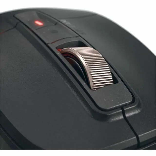 Alt view image 2 of 7 - CHERRY JD-857M Mouse - Rugged - Cable/Wireless - Bluetooth/Radio Frequency - 2.40 GHz - Rechargeable - Black - USB Type A - 6000 dpi - Scroll Wheel - 7 Button(s) - Right-handed - 1 Battery Supported
