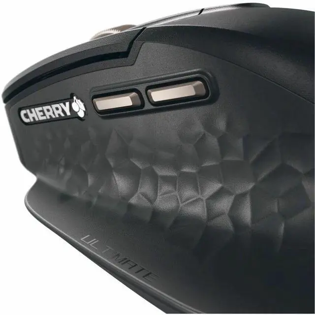 Alt view image 6 of 7 - CHERRY JD-857M Mouse - Rugged - Cable/Wireless - Bluetooth/Radio Frequency - 2.40 GHz - Rechargeable - Black - USB Type A - 6000 dpi - Scroll Wheel - 7 Button(s) - Right-handed - 1 Battery Supported