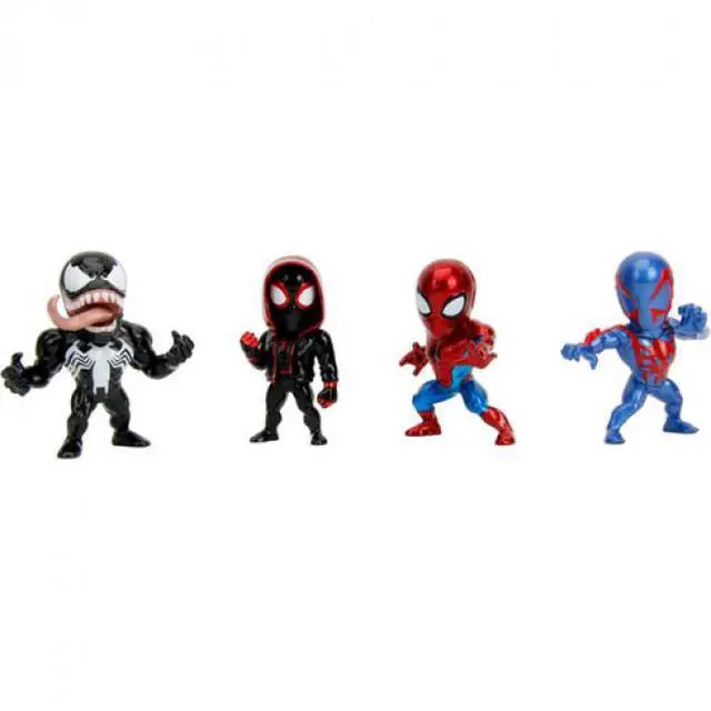 Alt view image 13 of 13 - Set of 4 Diecast Figures "Spider-Man" Wave 4 "Metalfigs" Series Diecast Models by Jada