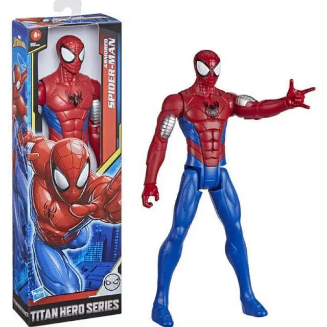 Main image of Hasbro Spider-Man Titan Hero Series Web Warriors Armored Spider-Man Action Figure - E7329