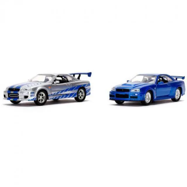 Alt view image 3 of 3 - JADA TOYS Minicar 1/32 size FF Brian's Nissan Skyline GT-R SV & BL 26062