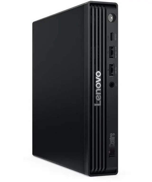 Main image of Lenovo ThinkCentre M70q Gen 6 13A40025US Desktop Computer - Intel Core Ultra 5 235T - 8 GB - 256 GB SSD - Tiny - Black - Intel Q870 Chip - Windows 11 Pro - Intel DDR5 SDRAM - English Keyboard - IEEE 8