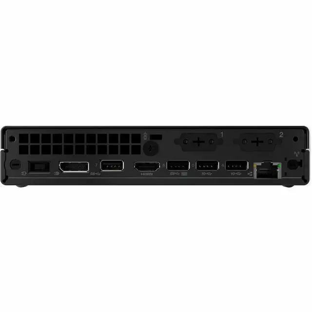 Alt view image 5 of 7 - Lenovo ThinkCentre M70q Gen 6 13A40025US Desktop Computer - Intel Core Ultra 5 235T - 8 GB - 256 GB SSD - Tiny - Black - Intel Q870 Chip - Windows 11 Pro - Intel DDR5 SDRAM - English Keyboard - IEEE 8
