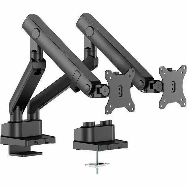 Main image of Dual 38" Mechanical Spring Monitor Arm Top Mount-Black, Up to 38" Monitor, Max Load up to 26.4 lbs each - Dual 38" Mechanical Spring Monitor Arm Top Mount-Black, Up to 38" Monitor,