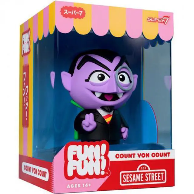 Alt view image 3 of 7 - Super7 - Sesame Street - FUN! FUN! Wv1 - Count Von Count