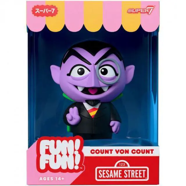 Alt view image 4 of 7 - Super7 - Sesame Street - FUN! FUN! Wv1 - Count Von Count