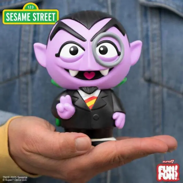 Alt view image 5 of 7 - Super7 - Sesame Street - FUN! FUN! Wv1 - Count Von Count