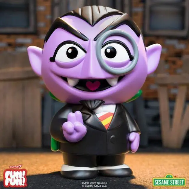 Alt view image 6 of 7 - Super7 - Sesame Street - FUN! FUN! Wv1 - Count Von Count