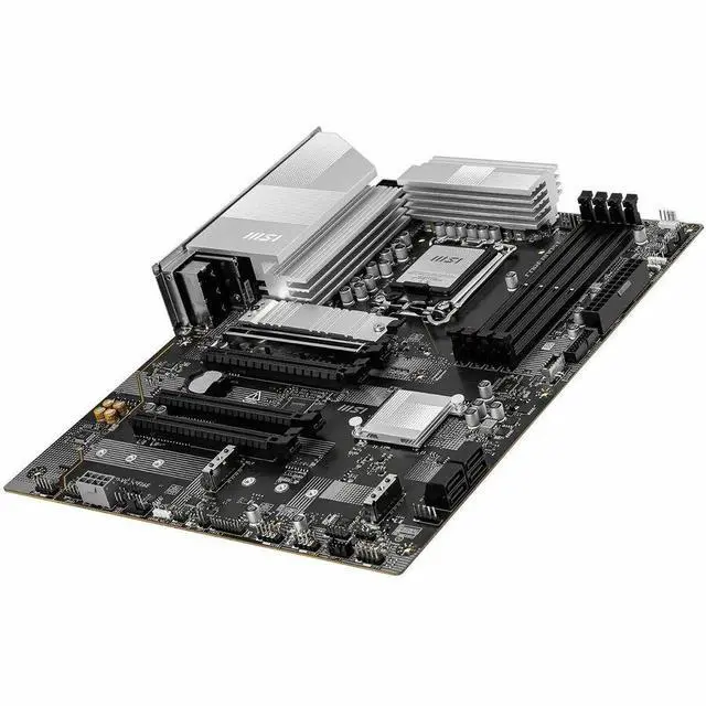 Alt view image 4 of 5 - MSI Pro Z890-VC WIFI6E Gaming Desktop Motherboard - Intel Z890 Chipset - Socket LGA-1851 - ATX - Core Ultra Processor Supported - 256 GB DDR5 SDRAM Maximum RAM - DIMM, UDIMM - 4 x Memory Slots - Gigab