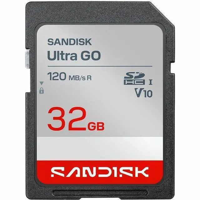 Alt view image 3 of 3 - SanDisk Ultra GO SD 32GB Secure Digital High Capacity SDHC Memory Card, Up to 120MB/s UHS-I A1 C10 U1 V10 SDSDUGN-032G-GN6IN