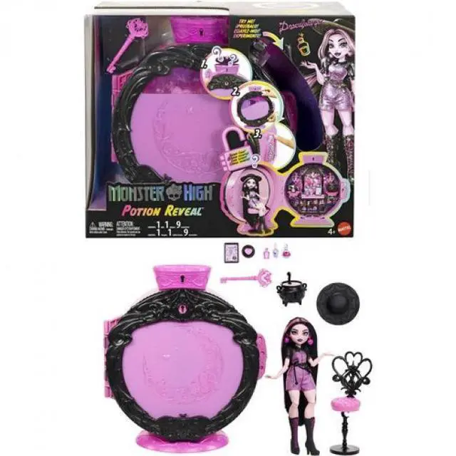 Main image of Monster High Potion Reveal Draculaura Doll & Playset
