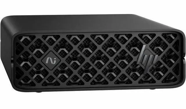 Main image of HP ZGX G1n Workstation - ARM Cortex X925 - 128 GB - 4 TB SSD - Mini PC - Black - TAA Compliant - NVIDIA GB10 Grace Blackwell Superchip Chip - DGX OS - NVIDIA Graphics - 10 Gigabit Ethernet, 200 Gigabi