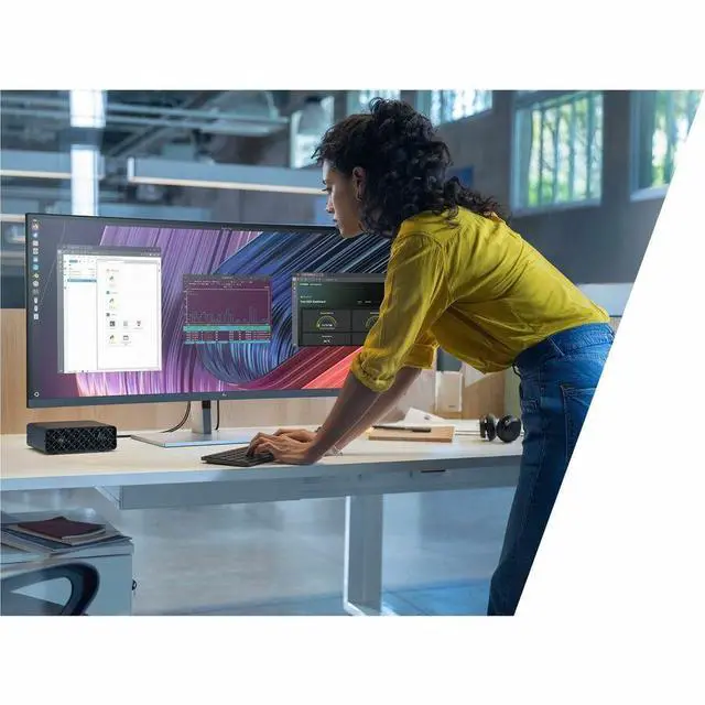 Alt view image 5 of 7 - HP ZGX G1n Workstation - ARM Cortex X925 - 128 GB - 4 TB SSD - Mini PC - Black - TAA Compliant - NVIDIA GB10 Grace Blackwell Superchip Chip - DGX OS - NVIDIA Graphics - 10 Gigabit Ethernet, 200 Gigabi