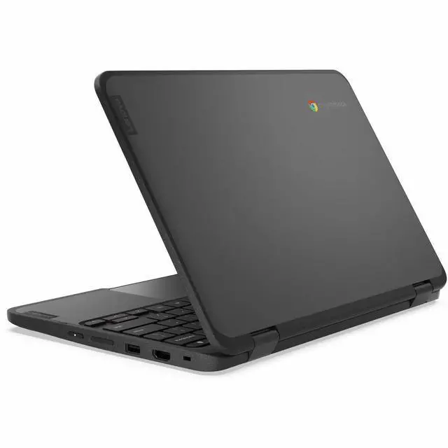 Alt view image 4 of 7 - Lenovo 500e Chromebook Gen 4s 83N8000GUS 11.6" Touchscreen Chromebook - HD - 60 Hz - Intel N-Series N150 - 8 GB - 64 GB Flash Memory - English Keyboard - Gray - Intel Chip - 1366 x 768 - ChromeOS