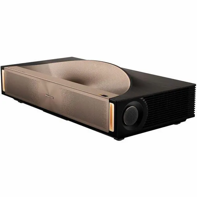 Alt view image 5 of 7 - Hisense l9q 3D Ultra Short Throw Laser Projector - Wall Mountable - Coffee Brown, Black - High Dynamic Range (HDR) - Front - 2160p - 25000 Hour Normal Mode - 5,000:1 - 5000 lm - HDMI - USB - Wireless
