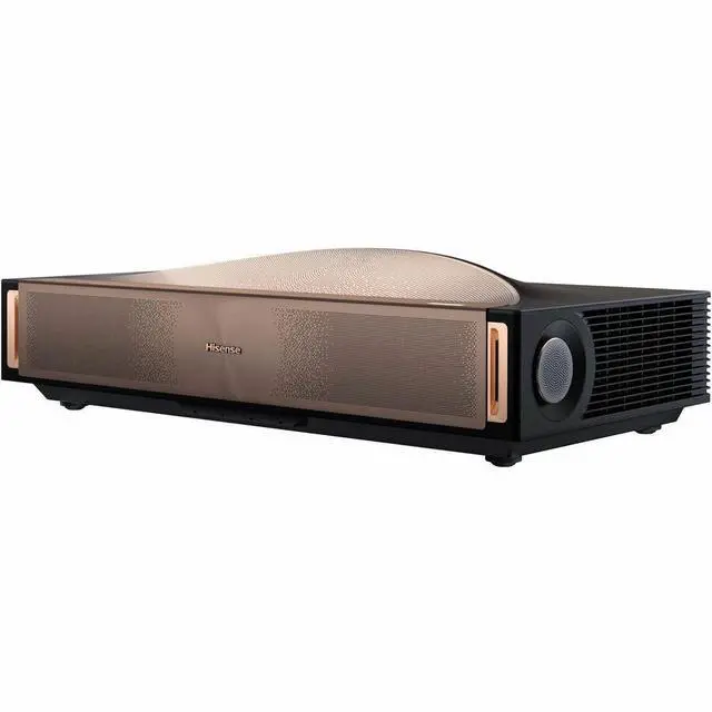 Alt view image 6 of 7 - Hisense l9q 3D Ultra Short Throw Laser Projector - Wall Mountable - Coffee Brown, Black - High Dynamic Range (HDR) - Front - 2160p - 25000 Hour Normal Mode - 5,000:1 - 5000 lm - HDMI - USB - Wireless