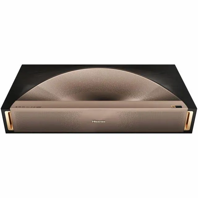 Alt view image 3 of 7 - Hisense l9q 3D Ultra Short Throw Laser Projector - Wall Mountable - Coffee Brown, Black - High Dynamic Range (HDR) - Front - 2160p - 25000 Hour Normal Mode - 5,000:1 - 5000 lm - HDMI - USB - Wireless