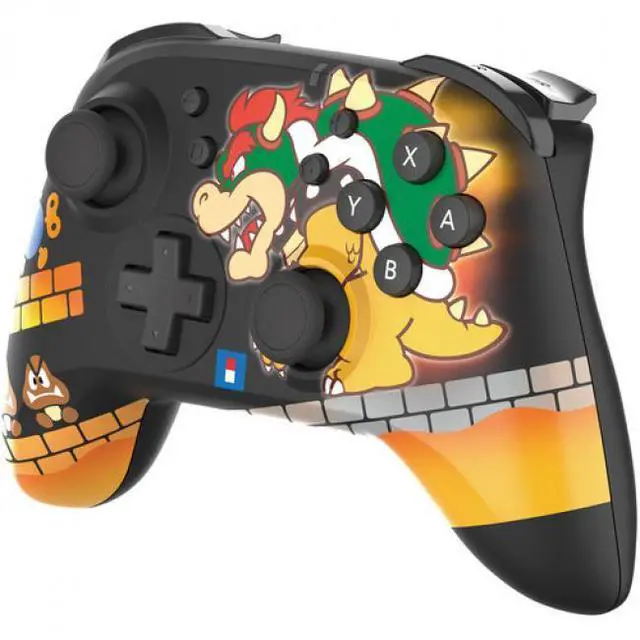 Alt view image 2 of 3 - Switch Accessory: Wireless Controller - HORI-Pad - Bowser: Officially Licensed by Nintendo