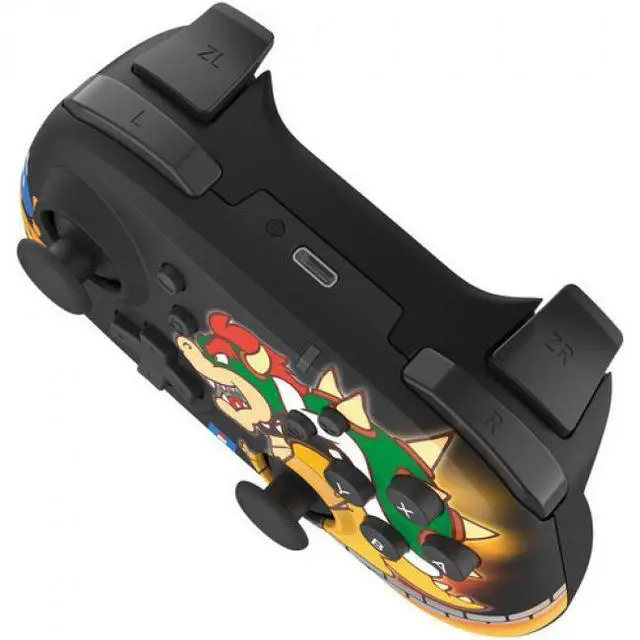 Alt view image 3 of 3 - Switch Accessory: Wireless Controller - HORI-Pad - Bowser: Officially Licensed by Nintendo
