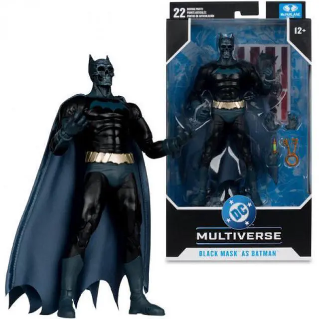 Alt view image 4 of 4 - McFarlane Toys-DC Multiverse Black Mask as Batman (Beneath The Mask) 7in Action Figure