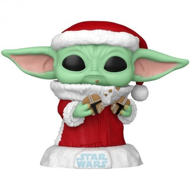 Main image of Funko POP! Star Wars: Mando Holiday - Grogu - 80009