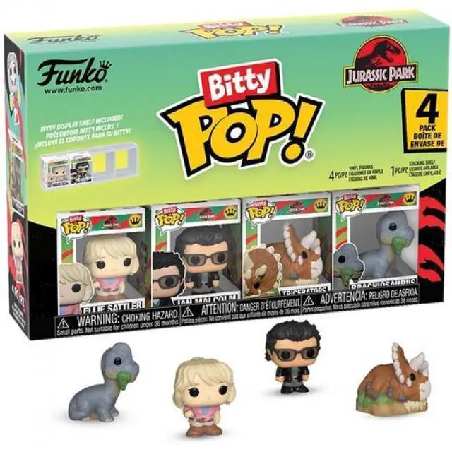 Main image of Funko Bitty POP!: Jurassic Park - Triceratops 4-Pack - 92953