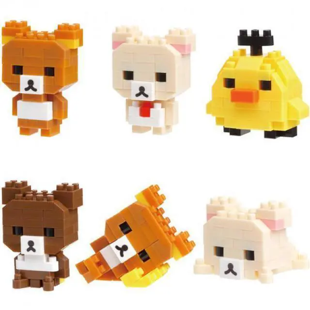 Main image of Nanoblock - Rilakkuma - Mininano Blind Box - Characters vol.1 6ct PDQ