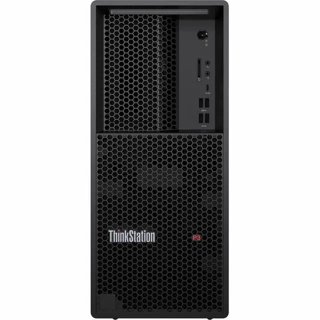 Alt view image 4 of 7 - Lenovo ThinkStation P3 Gen 2 30HT006WUS Workstation - 1 x Intel Core Ultra 7 2nd Gen 265 - vPro Technology - 64 GB - 1 TB SSD - Tower - Intel W880 Chip - Windows 11 Pro - 1 x NVIDIA 16 GB Graphics - D