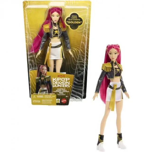 Main image of KPop Demon Hunters HUNTR/X: Mira ?Golden" Singing Doll (KPDH)