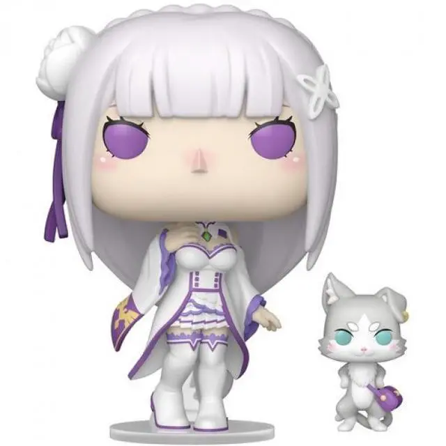 Main image of Funko POP! & Buddy: Re:ZERO - Emilia with Puck - 86515